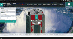 Desktop Screenshot of embassysuitesniagara.com